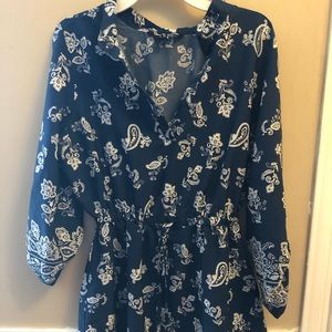 Navy blue dress